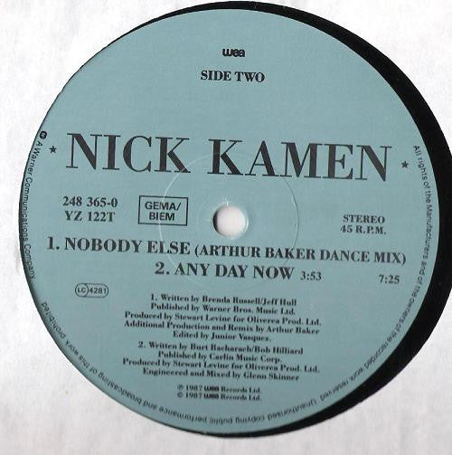 Nick Kamen : Nobody Else (Special Arthur Baker Dub Mix) (12")