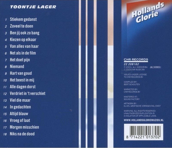 Toontje Lager : Toontje Lager (CD, Comp)