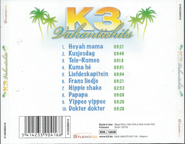 K3 : Vakantiehits (CD, Comp)