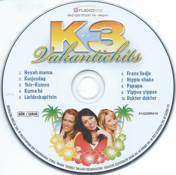 K3 : Vakantiehits (CD, Comp)