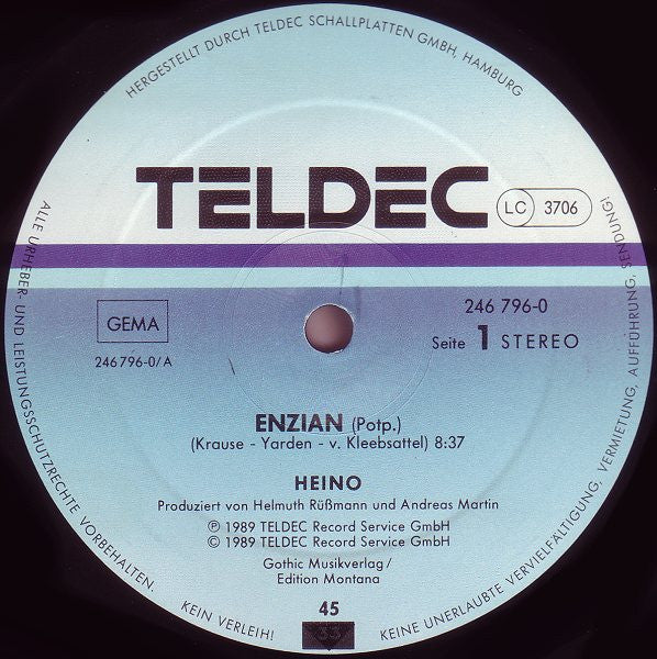 Heino : Enzian (Acid Mix) (12")