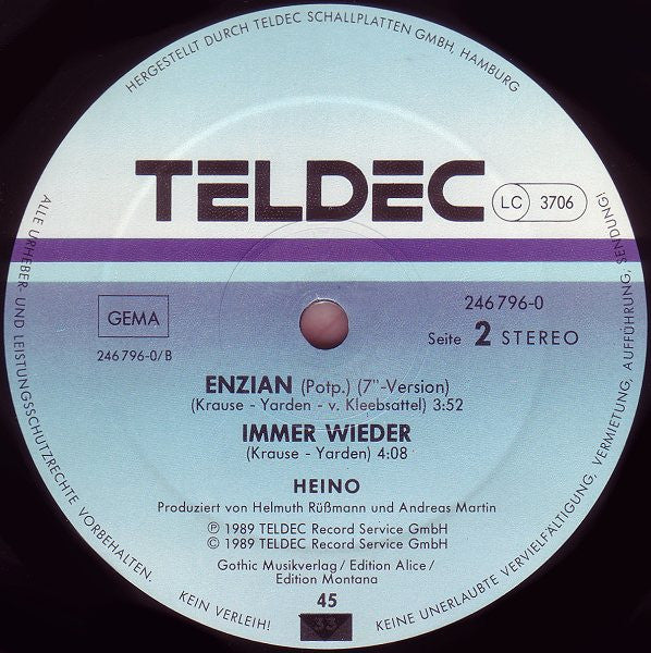 Heino : Enzian (Acid Mix) (12")