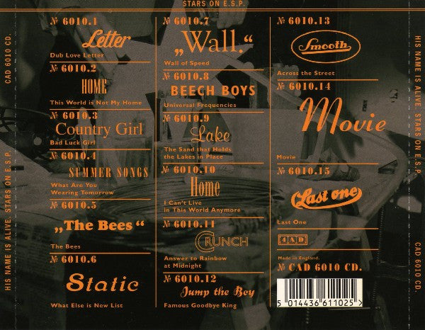 His Name Is Alive : Stars On E.S.P. (CD, Album)