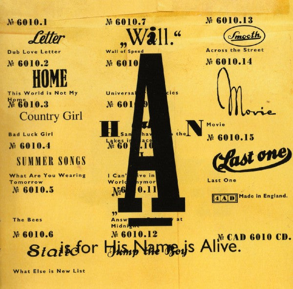 His Name Is Alive : Stars On E.S.P. (CD, Album)