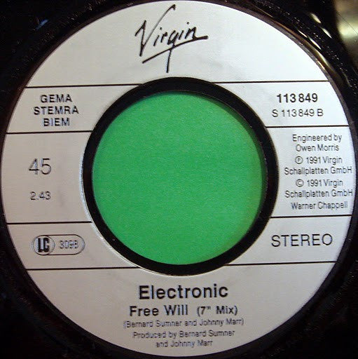 Electronic : Get The Message (7", Single)