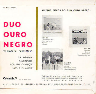 Duo Ouro Negro : La Mamma (7", EP)