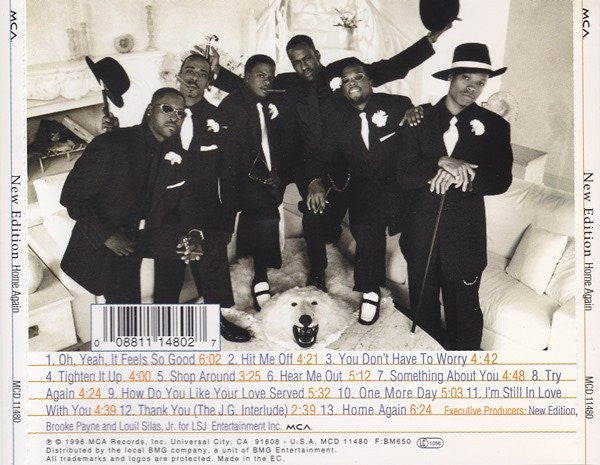 New Edition : Home Again (CD, Album)
