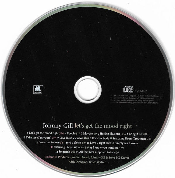 Johnny Gill : Let's Get The Mood Right (CD, Album)