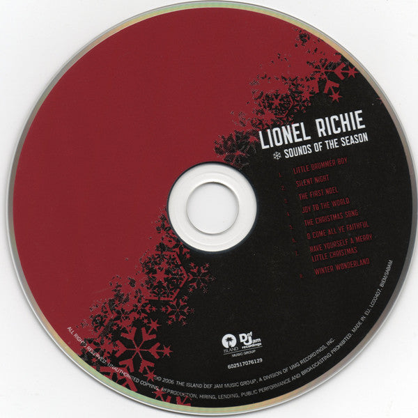 Lionel Richie : Sounds Of The Season (CD, Album)