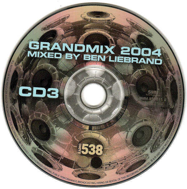 Ben Liebrand : Grandmix 2004 (3xCD, Mixed)