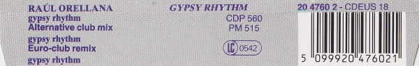 Raúl Orellana : Gypsy Rhythm (CD, Maxi)
