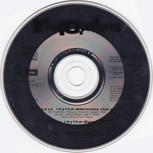 Raúl Orellana : Gypsy Rhythm (CD, Maxi)