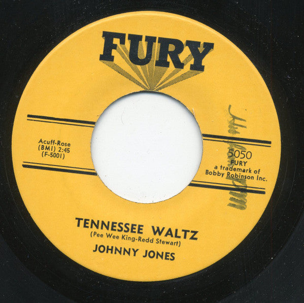 Johnny Jones (3) : Tennessee Waltz (7")