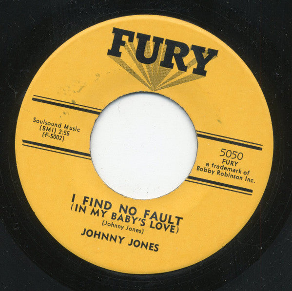 Johnny Jones (3) : Tennessee Waltz (7")