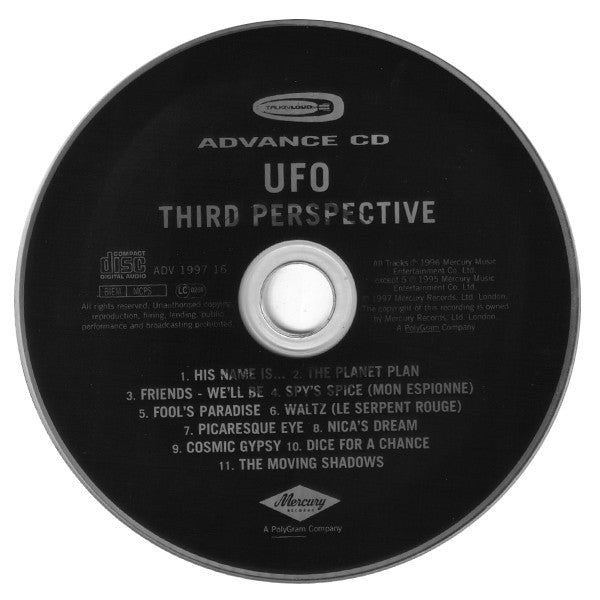 United Future Organization : Third Perspective (CD, Advance, Promo)