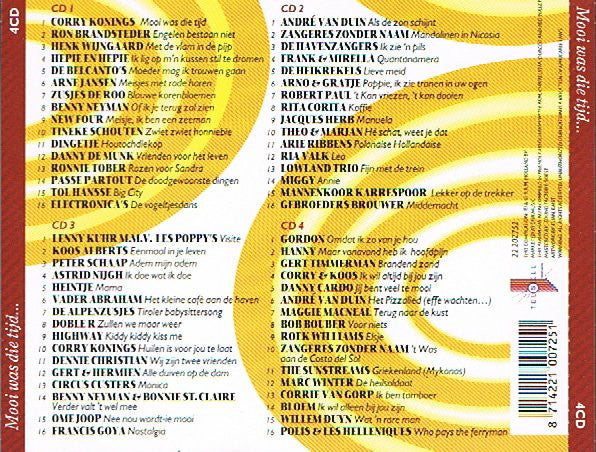 Various : Chiel Montagne Presenteert: Mooi Was Die Tijd... (4xCD, Comp)