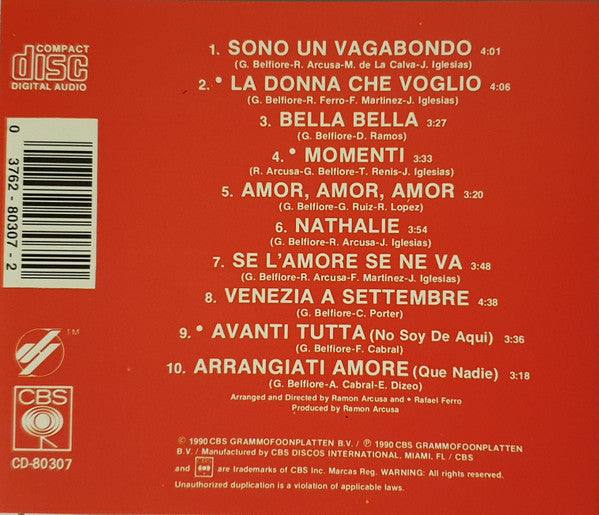 Julio Iglesias : Momenti (CD, Album, RE)