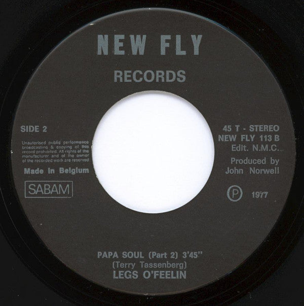 Legs O'Feelin : Papa Soul Part I (7", Single)