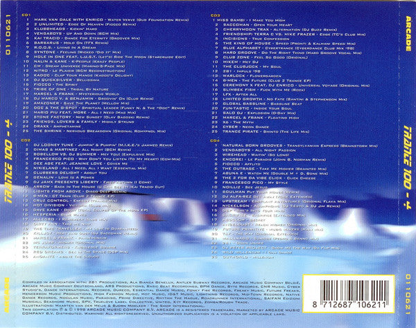 Various : Trance 100 4 - Best Of The Best (4xCD, Comp)
