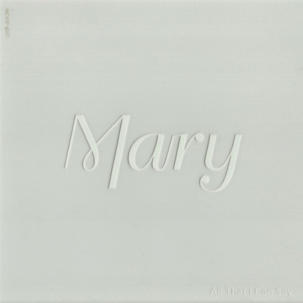 Mary J. Blige : All That I Can Say (CD, Single, Promo)