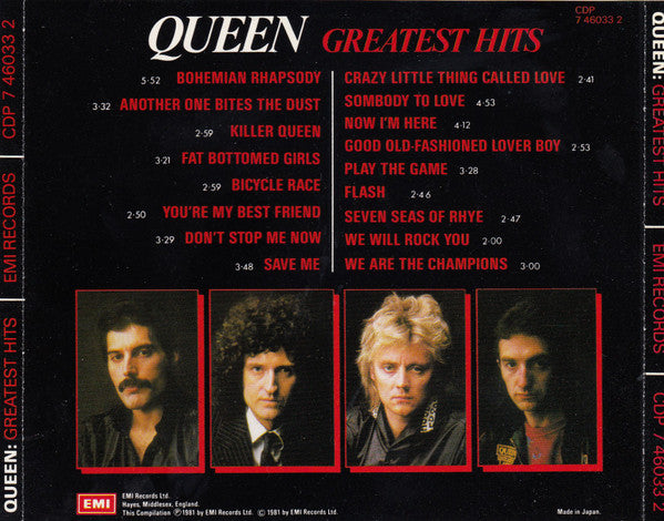 Queen : Greatest Hits (CD, Comp, RE, Red)