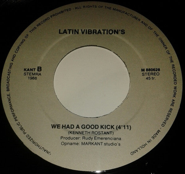 Latin Vibrations : Soca Bachanal (7")