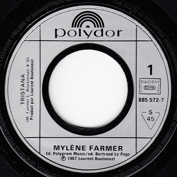 Mylène Farmer : Tristana (7", Single, Imp)