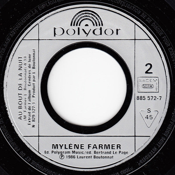 Mylène Farmer : Tristana (7", Single, Imp)