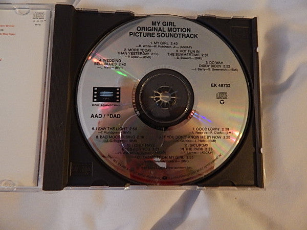 Various : My Girl (Original Motion Picture Soundtrack) (CD, Comp, RE)