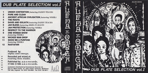 Alpha & Omega : Dub Plate Selection Vol.1 (CD, Album)