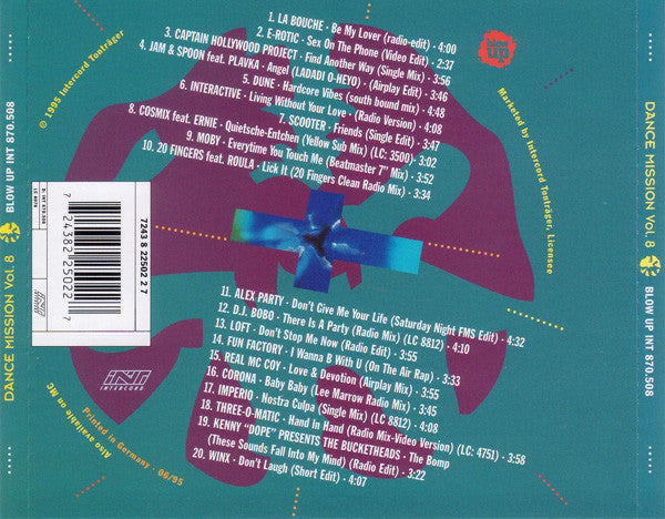 Various : Dance Mission Volume 8 (CD, Comp)