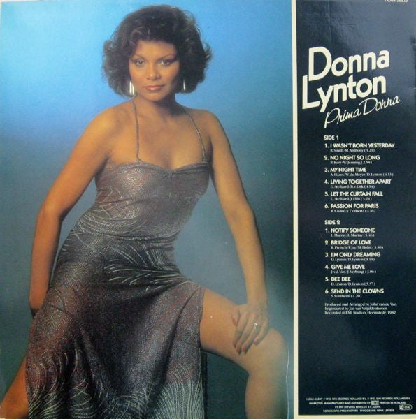 Donna Lynton : Prima Donna (LP, Album)
