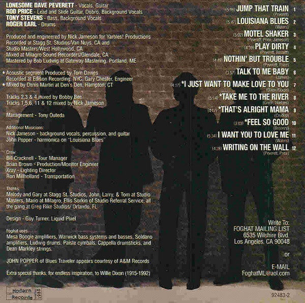 Foghat : Return Of The Boogie Men (CD, Album)
