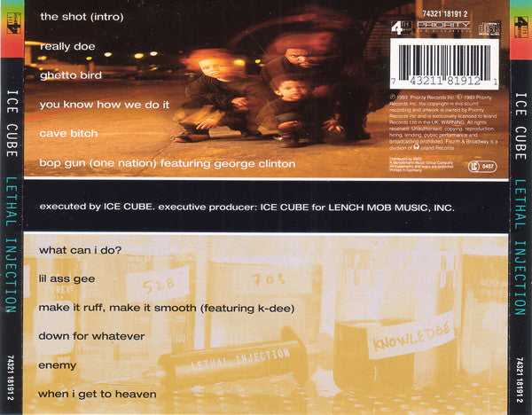 Ice Cube : Lethal Injection (CD, Album, RP)