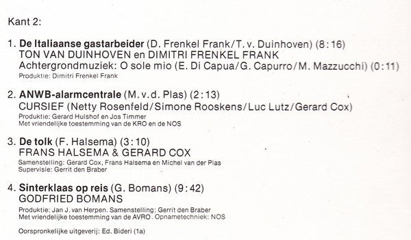 Various : Je Blijft Lachen - Deel 2 - Tien Komische Voordrachten (LP, Comp)