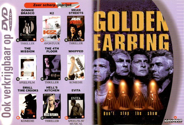 Golden Earring : Don't Stop The Show (DVD, PAL)