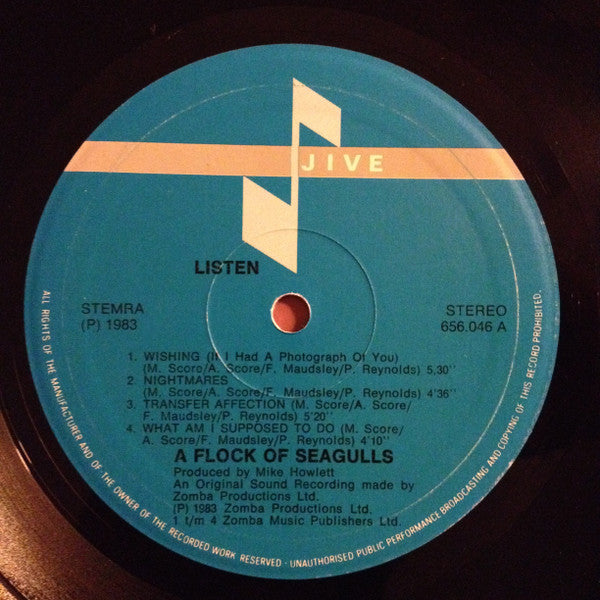 A Flock Of Seagulls : Listen (LP, Album)