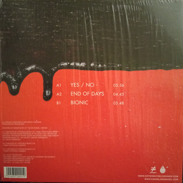 Fake Blood : Yes / No (12")