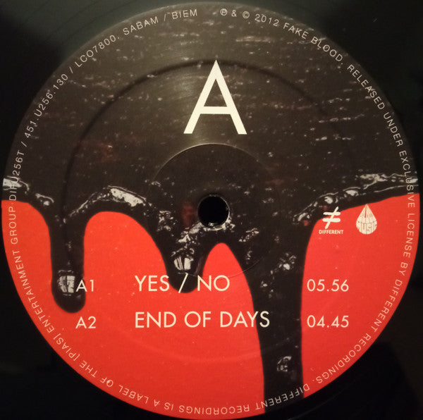 Fake Blood : Yes / No (12")