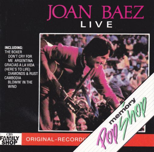 Joan Baez : Live (CD, Album, RE)