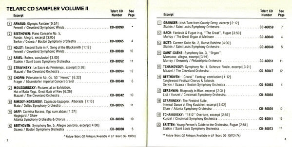 Various : Sampler Volume 2 (CD, Comp, Smplr, Mat)