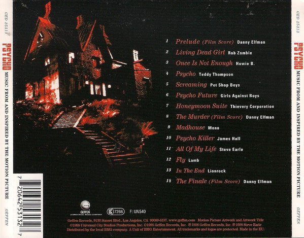 Various : Psycho - Music From And Inspired By The Motion Picture (CD, Album)