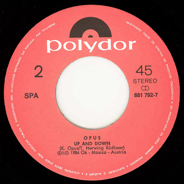 Opus : Live Is Life (7", Single)