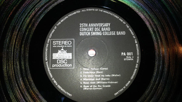 The Dutch Swing College Band : 25th Anniversary Concert (LP, Album)