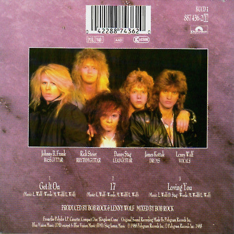 Kingdom Come (2) : Get It On (CD, Single)