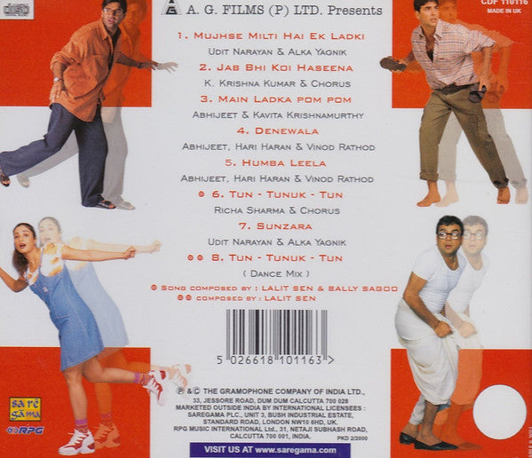 Anu Malik, Sameer : Hera Pheri (CD)