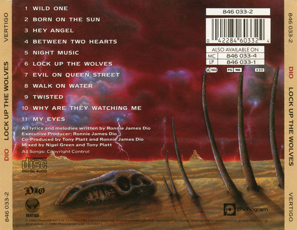Dio (2) : Lock Up The Wolves (CD, Album, PDO)
