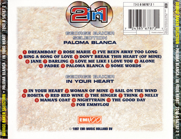 George Baker Selection : Paloma Blanca / In Your Heart (2xCD, Comp)