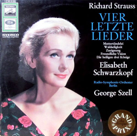 Richard Strauss, Elisabeth Schwarzkopf, George Szell, Radio-Symphonie-Orchester Berlin : Vier Letzte Lieder (LP, RE)