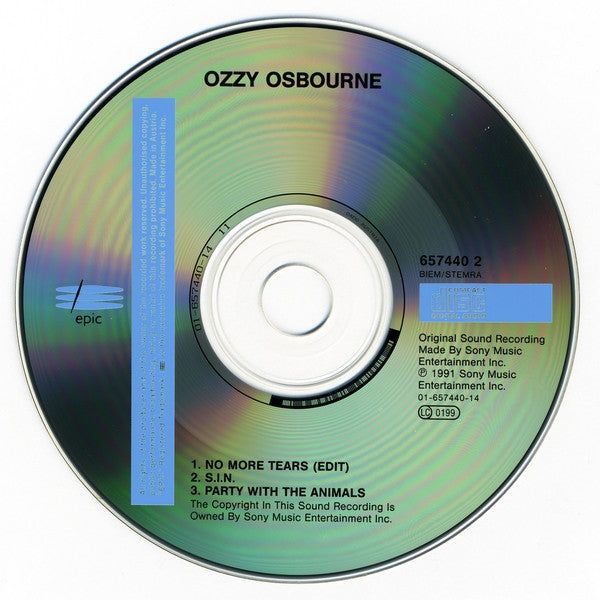 Ozzy Osbourne : No More Tears (CD, Maxi)